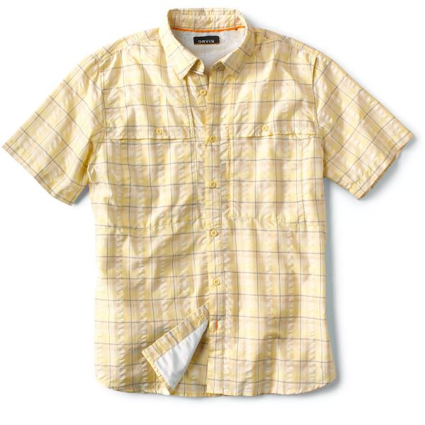 Orvis Open Air Caster Short Sleeve Shirt - Butter Plaid - Medium