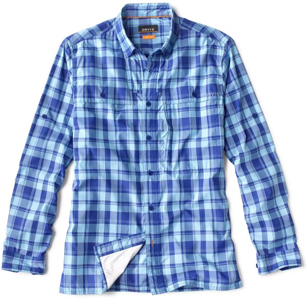 Orvis Rainy Bridge 2.0 Long Sleeve Shirt - True Blue - 2X-Large