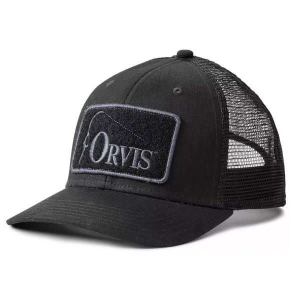 Orvis Ripstop Covert Trucker Hat - Black