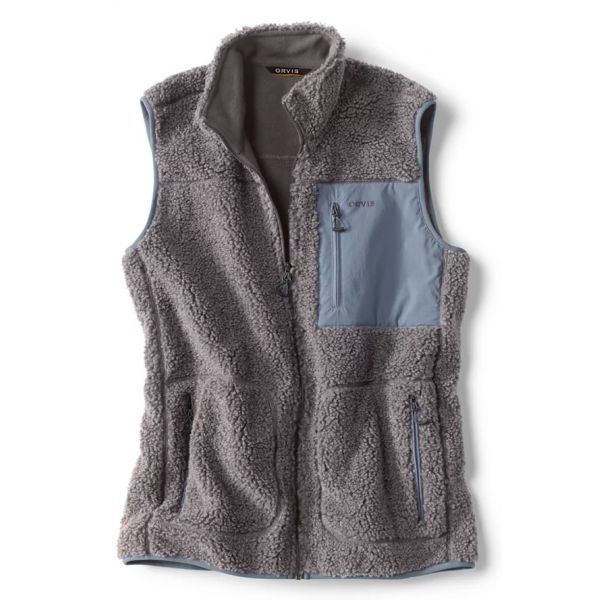 Orvis Sherpa Fleece Vest - Charcoal - 2X-Large