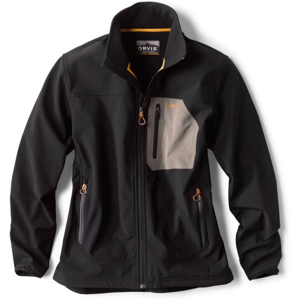 Orvis Tech Softshell Jacket - Black - Large