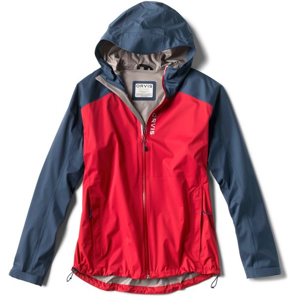 Orvis Ultralight Storm Jacket - Atlantic/Flag Red - 2X-Large