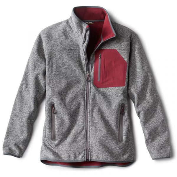 Orvis Windproof Sweater Fleece jacket - Grey - 2X-Large