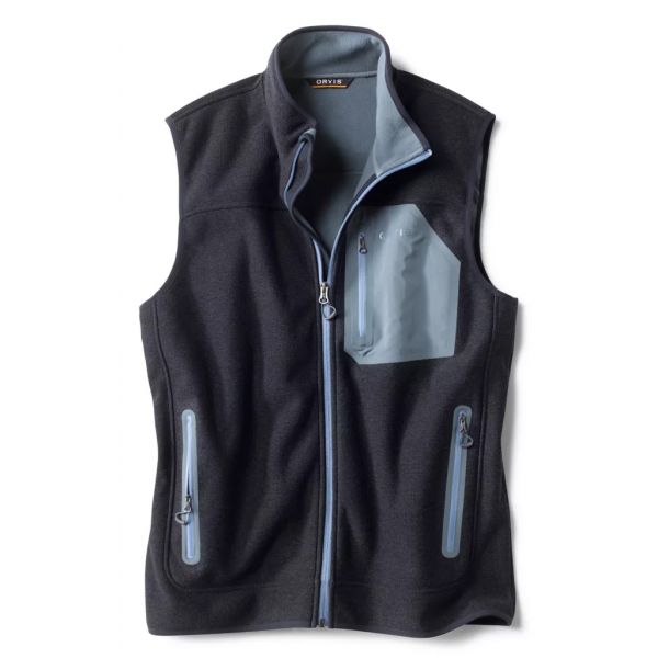 Orvis Windproof Sweater Fleece Vest - Navy - Large