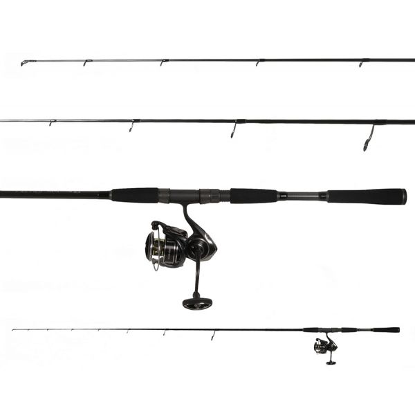 Ocean Tackle International Pitch Black Inshore/Daiwa BG MQ Spinning Reel Combos