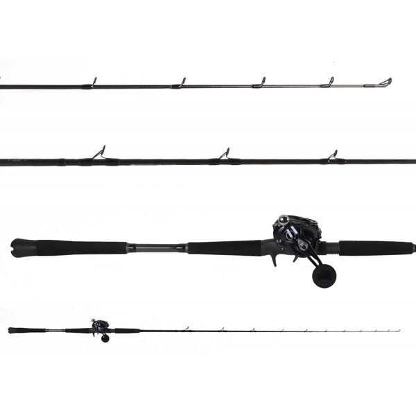 Ocean Tackle International Pitch Black Inshore OTI-PBI701HFC/Daiwa Lexa LX-HD3000-H-P Combo