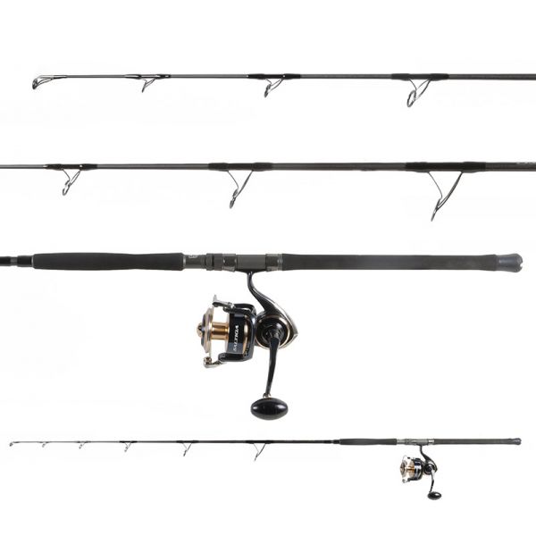 Ocean Tackle International OTI-TS27680120 Popping Rod/Daiwa SALTIGA20000H SW Spinning Reel Combo