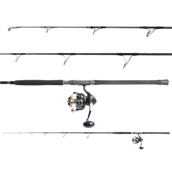 Ocean Tackle International OTI-TS284060 Popping Rod/Daiwa SALTIGA14000-XH Spinning Reel Combo