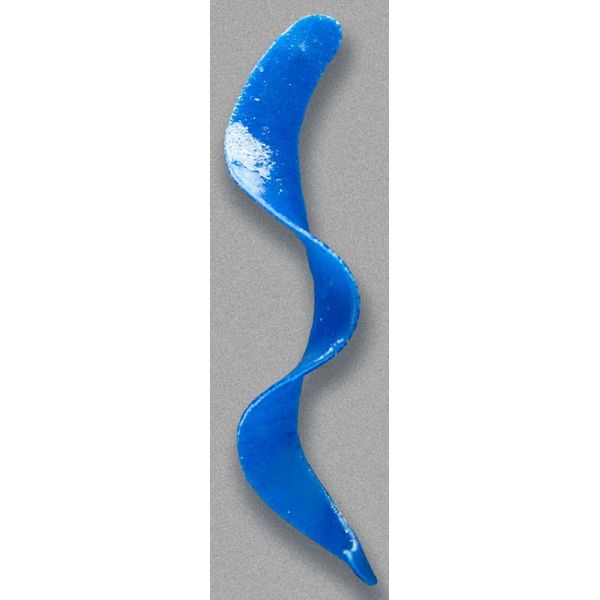 Otter & Tackle Curly Long Tail Baits - 6.5 x 5/8'' 8 pack  Blue