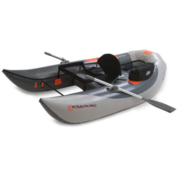 Outcast Stealth Pro Frameless Inflatable Pontoon Style Boat