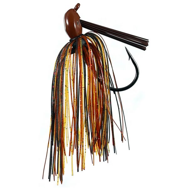 Outkast Tackle Cage Feider Jig - 1/2oz - Black/Brown Amber