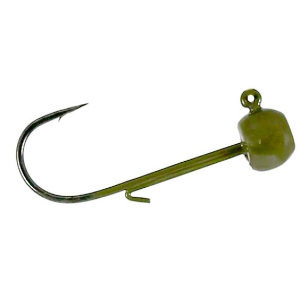 Outkast Tackle Perfect Ned Head - 3/16oz - 1/0 - Green Pumpkin