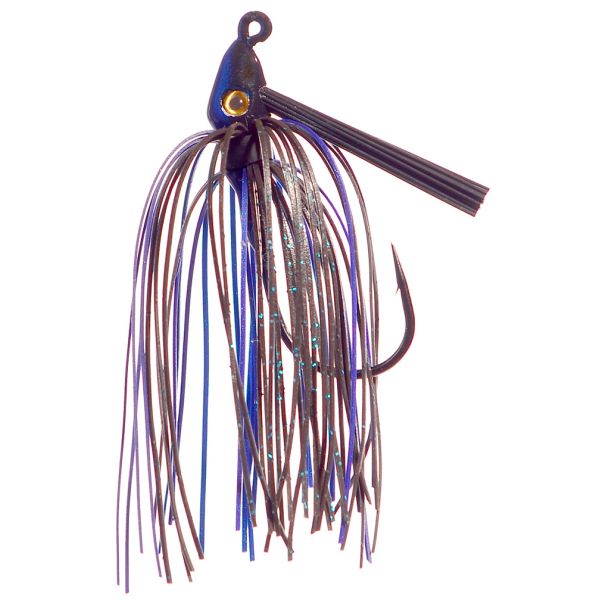 Outkast Tackle Pro Swim Jig - 1/4oz - Black/Blue