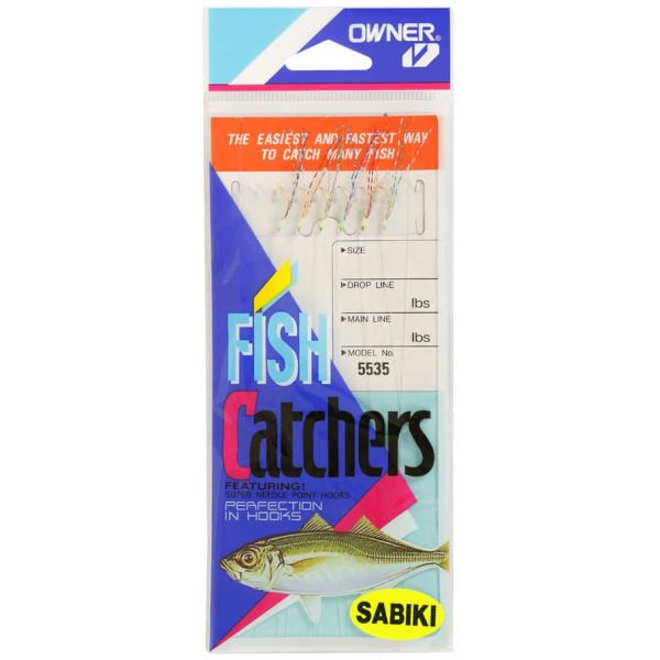 Owner 5535 Mackerel Fish Skin Sabiki Bait Catcher Rigs 5535-017/10