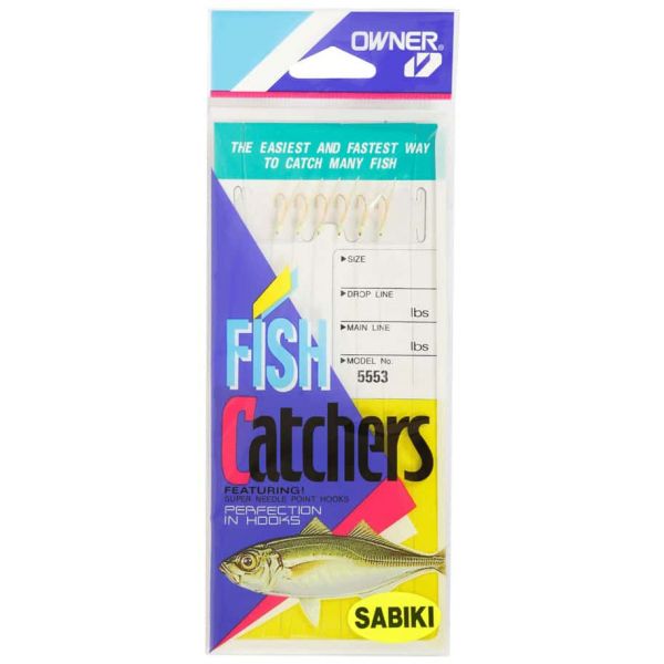 Owner Gold Rainbow Skin Sabiki Bait Catcher Rigs 5553-967/14