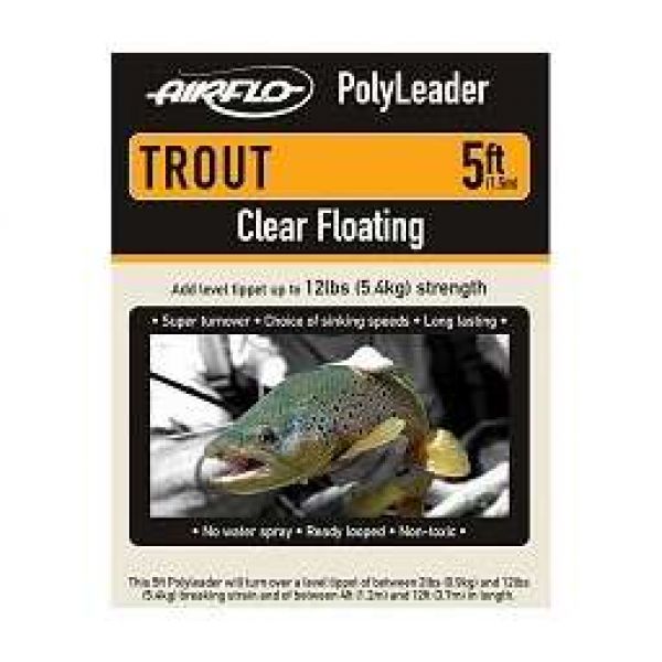 Airflo Trout 10ft PolyLeader Clear Floating