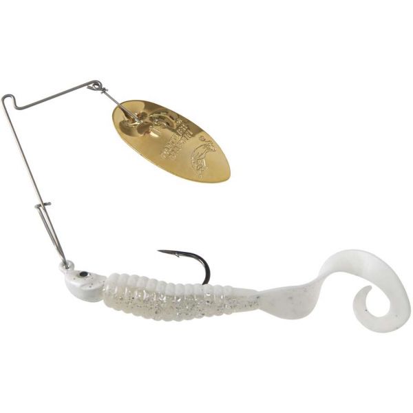 Panther Martin Sonic SizzleTail Spinnerbait - Gold/White Ice