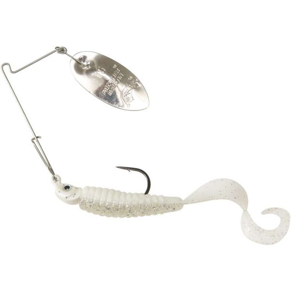 Panther Martin Sonic SizzleTail Spinnerbait - Silver/Chart Silver Flk