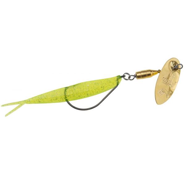 Panther Martin Weed Runner Inline Spinner - Gold/Chart Silver Flake