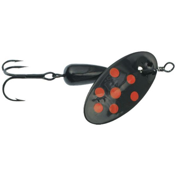 Panther Martin Inline Spinner - #2 - Spotted Black with Fluorescent