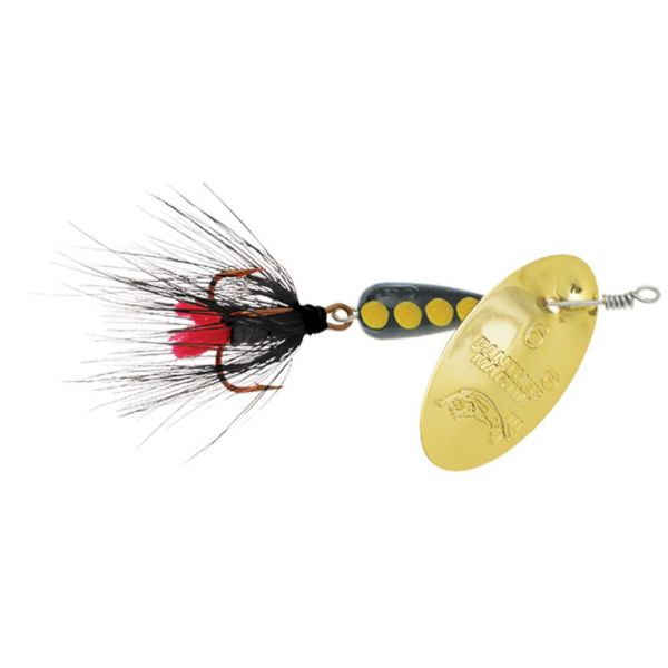 Panther Martin Inline Spinner - #4 - Regular Fly Gold & Black