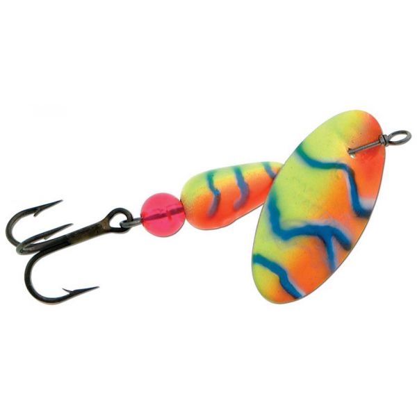 Panther Martin Inline Spinner - #6 - UV Chartreuse/Orange/Blue