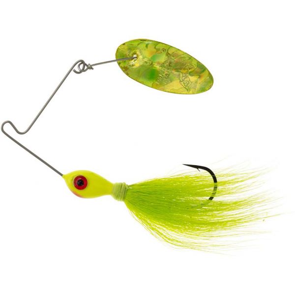 Panther Martin Bearded Banshee Spinnerbait - Chartreuse Holographic