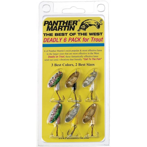 Panther Martin Best of the West 6-Pack Spinner Kit