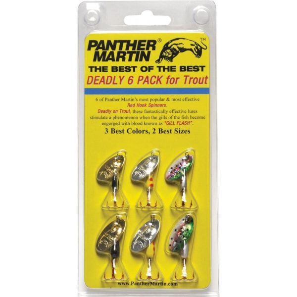 Panther Martin Best of the Best Deadly 6-Pack Spinner Kit