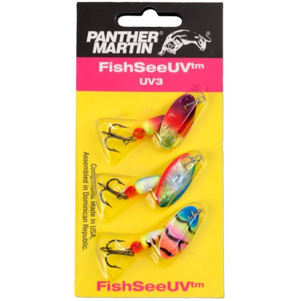 Panther Martin FishSeeUV 3-Pack Spinner Kit