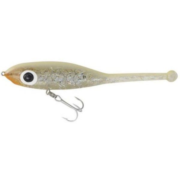 Paul Brown DEV-15 Devil Twitchbait - Bone Back/Silver Whisker Glitter