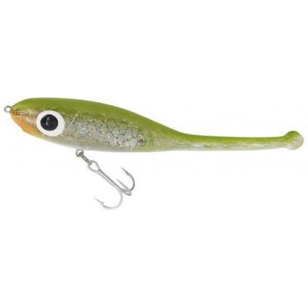 Paul Brown DEV-49 Devil Twitchbait - Bayou Green Back/Silver Glitter