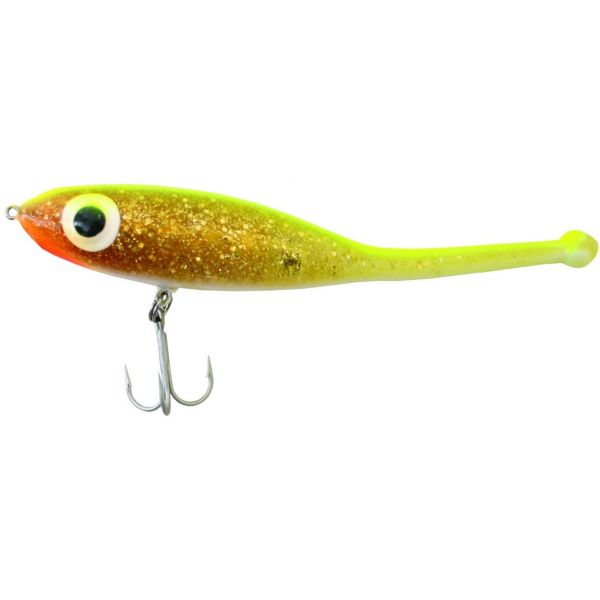 Paul Brown DEV-91 Devil Twitchbait - Chartreuse Gold White Belly