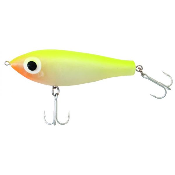 Paul Brown FB-01 Fat Boy Suspending Twitchbait - Pearl/Chartreuse