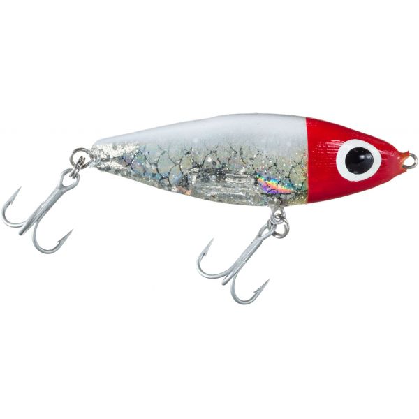 Paul Brown SD-22 Soft-Dine Suspending Twitchbait - Red/White/Silver