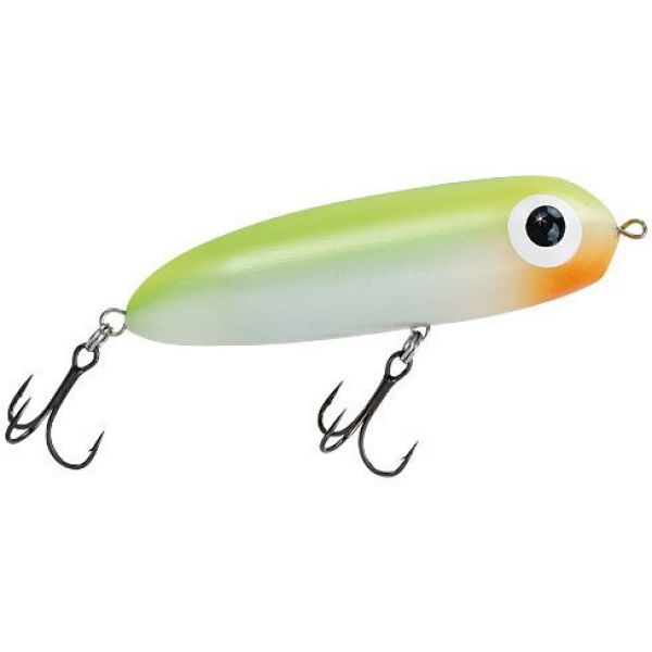 Paul Brown SDG-01 Soft-Dog Top Water Lure - Pearl/Chartreuse Back