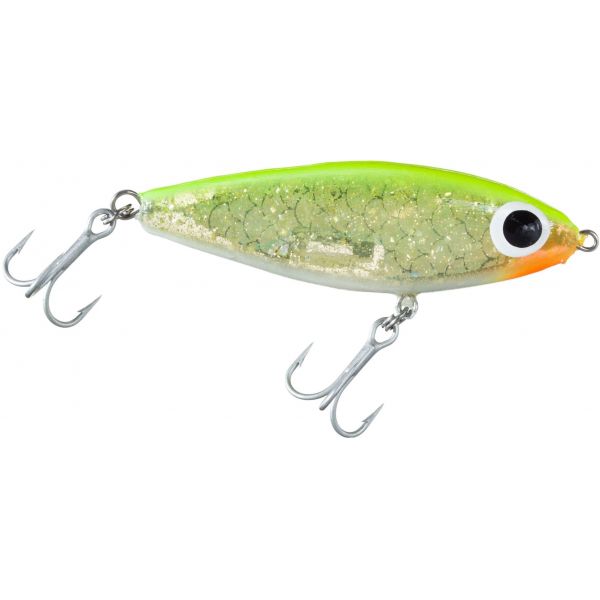 Paul Brown SDXL-91 Soft-Dine XL Suspending Twitchbait - Chart. Silver