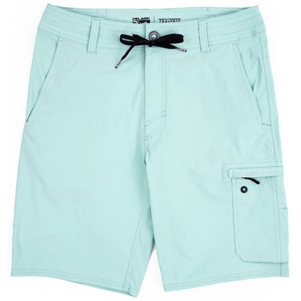 Pelagic Traverse Hybrid Fishing Shorts - Turquoise - 30