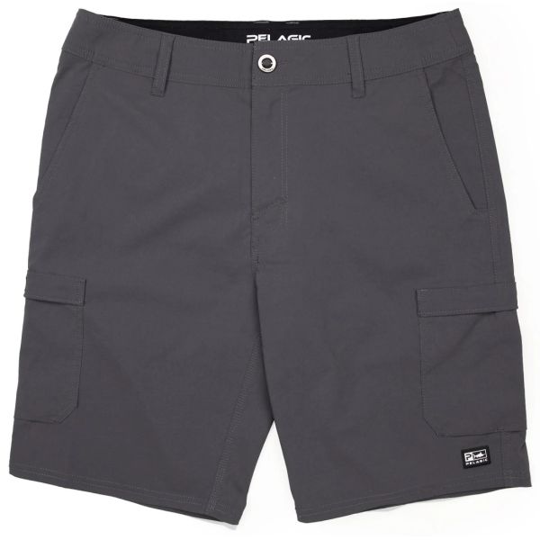 Pelagic Madeira Cargo Fishing Hybrid Shorts - Graphite - 30