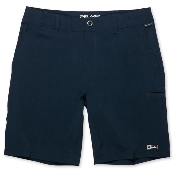 Pelagic Mako Hybrid Fishing Shorts - Navy - 30