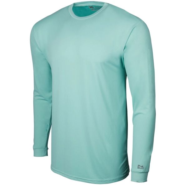 Pelagic Aquatek Solid Fishing Shirt - Turquoise - 3X-Large