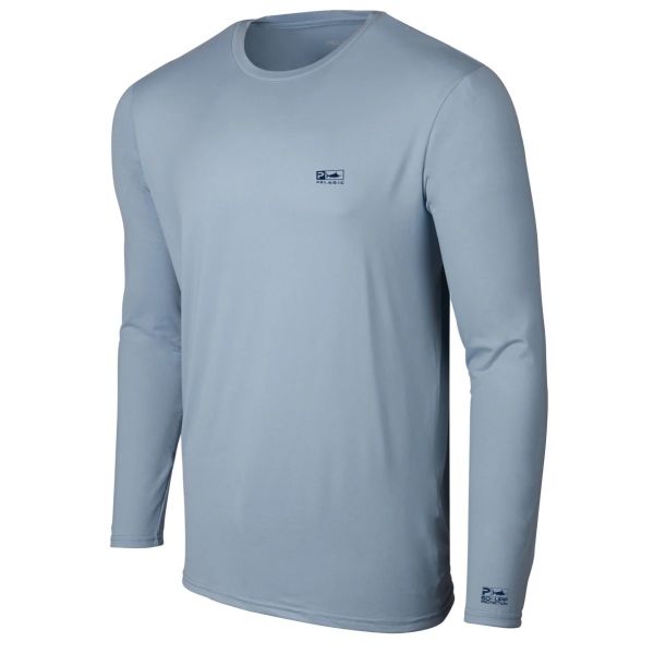 Pelagic Stratos Performance Long Sleeve Shirt - Slate - Large