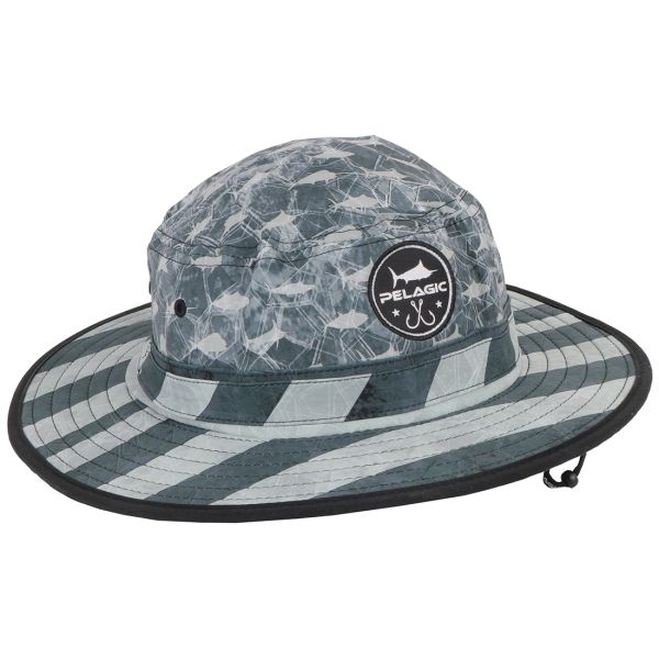 Pelagic Sunsetter Hat - Grey Americamo