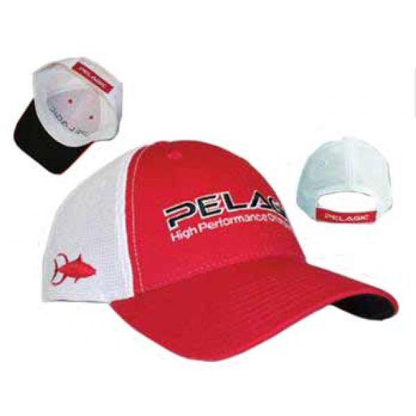 Pelagic 545 Offshore Cap Red/Tuna