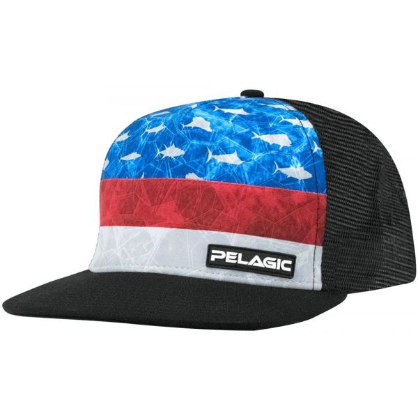 Pelagic Alpha Snapback Hat - Blue