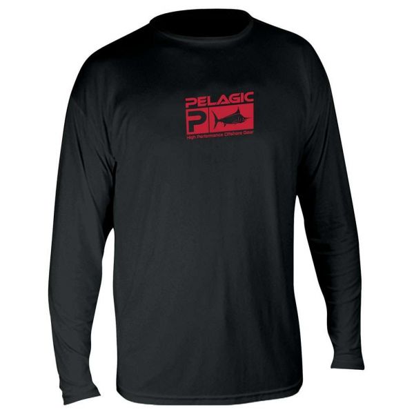 Pelagic Aquatek LS Sunshirt - Black - Small