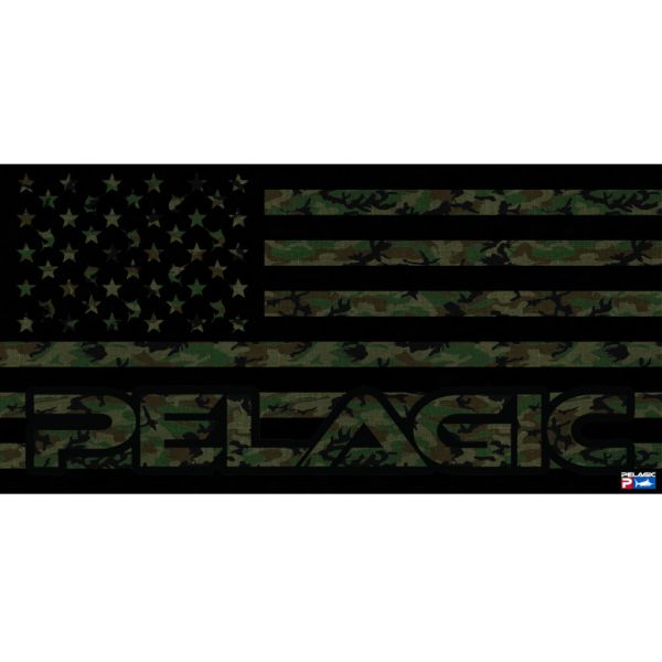 Pelagic Beach Towel - Fish Camo Green