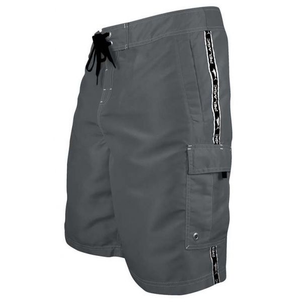 Pelagic Blackfin Boatshorts - Charcoal - Size 30