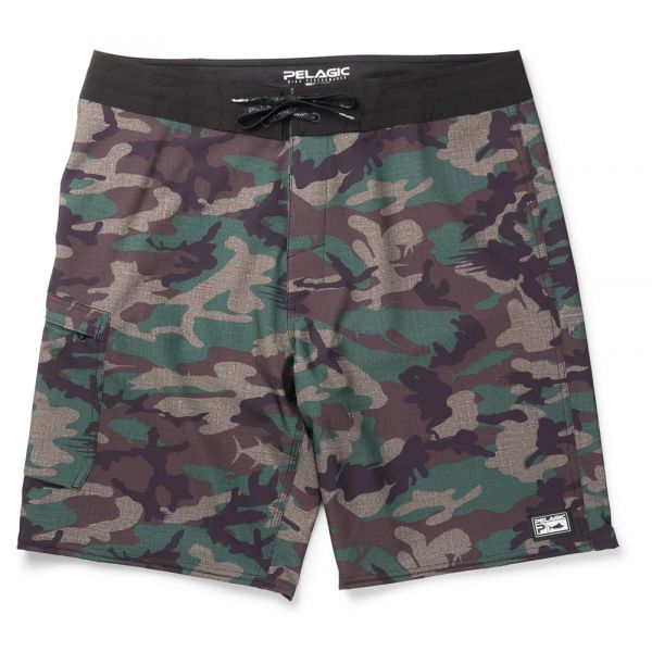 Pelagic Blue Water Fishing Short - Fish Camo - 30