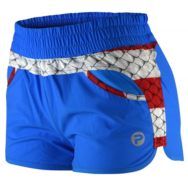 Pelagic Catalina Hybrid Women's Short  - Americamo Blue